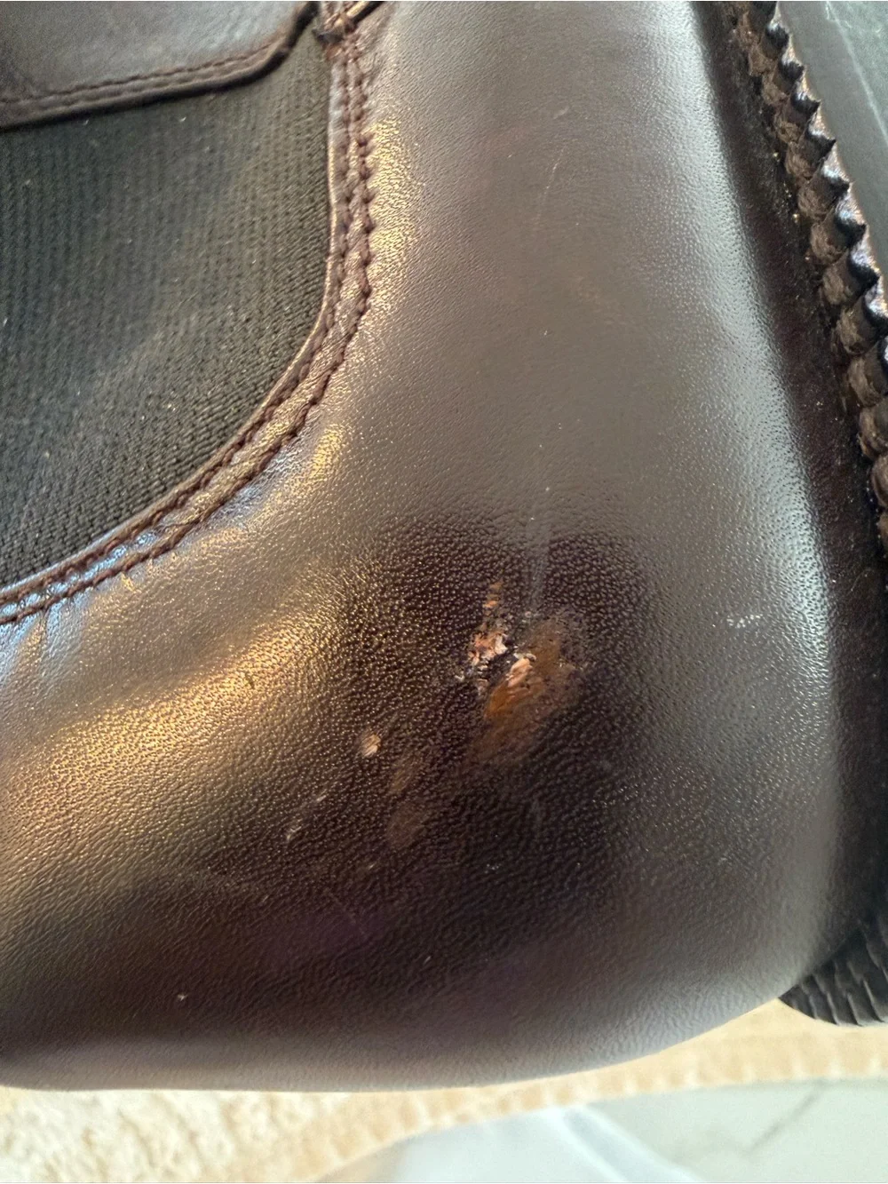 Via SPIGA Leather Knee-High Riding Boots Sz 8 new/ please see the photos